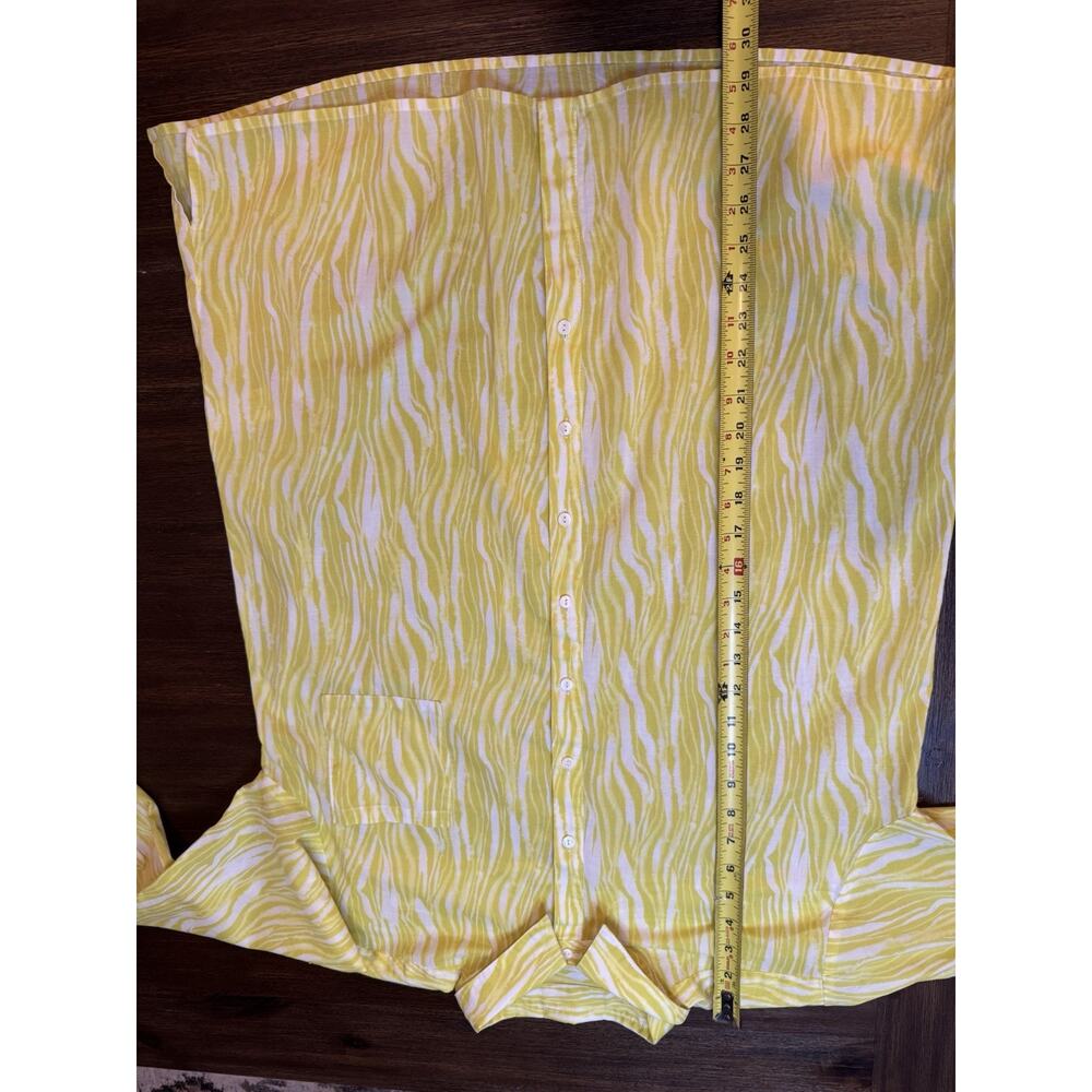 Seafolly Beach Shirt Women’s Small Zebra Resort Coverup In Celery swim - Picture 8 of 10